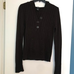 Chocolate Brown Cable knit Sweater